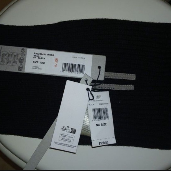 Rick Owens Sphinx Skull Balaclava Brand New Black one size - Picture 4 of 6